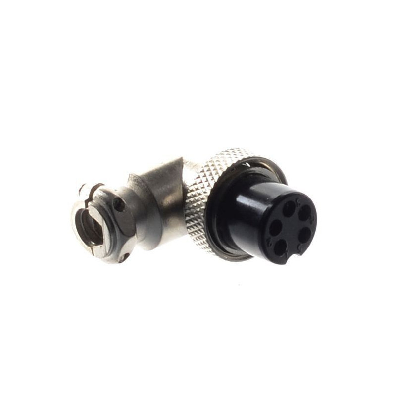 GNIAZDO MIKROFONOWE NA KABEL KĄTOWE NC 5PIN