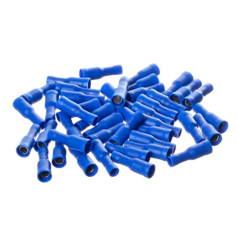 KONEKTOR 4mm OKRĄGŁY GNIAZDO IZOLOWANY NIEBIESKI