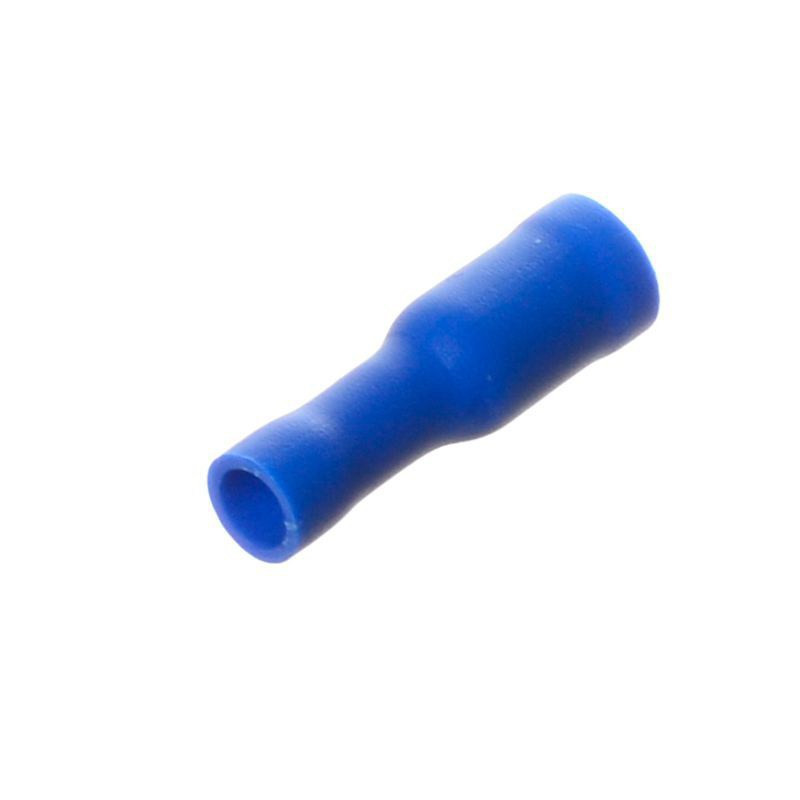 KONEKTOR  5mm OKRĄGŁY GNIAZDO IZOLOWANE NIEBIESKIE