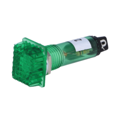 KONTROLKA 230V AC ZIELONA KWADRAT