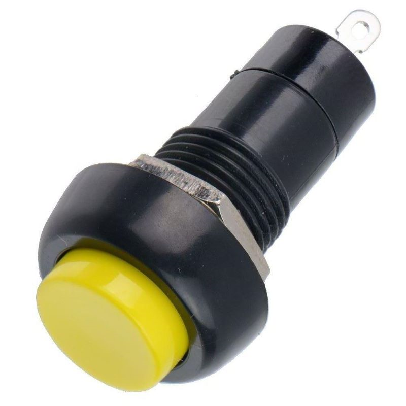 PRZYCISK ROZWIERNY OKRĄGŁY 3A 250V ŻÓŁTY  PBS81YB