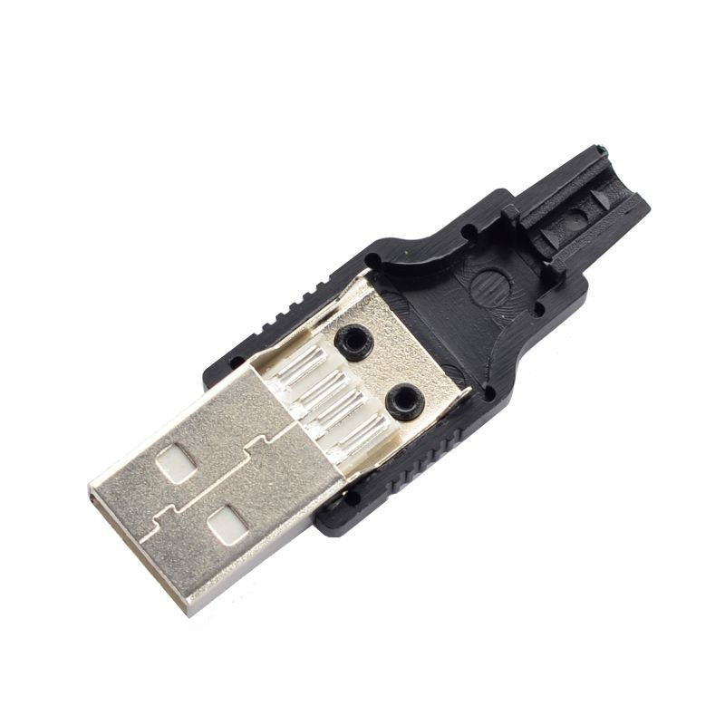 WTYK USB TYP A NA PRZEWÓD KABEL Z OSŁONĄ