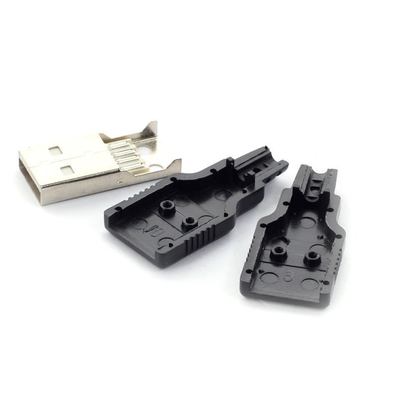 WTYK USB TYP A NA PRZEWÓD KABEL Z OSŁONĄ