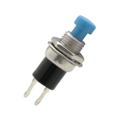 PRZYCISK PBS-10 NIEBIESKI ZWIERNY 6mm. OTWÓR