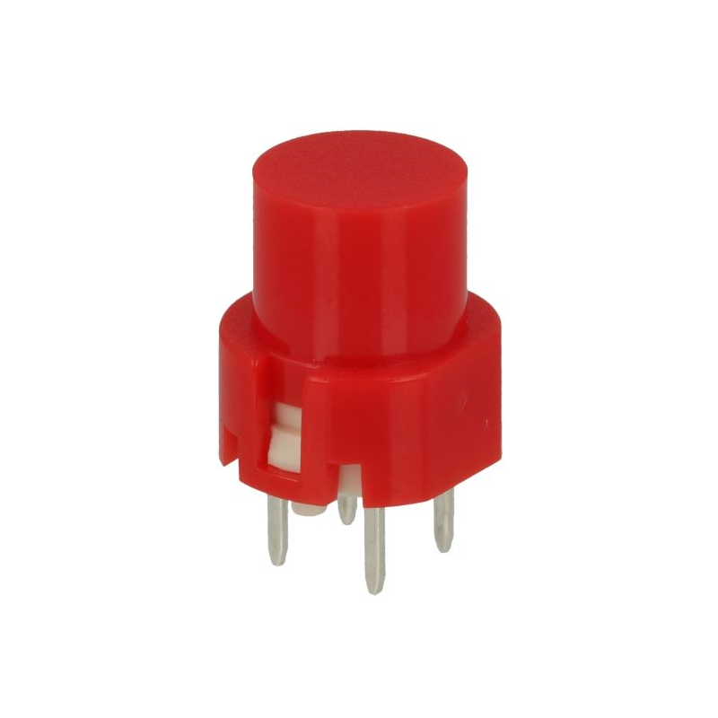 MIKROPRZEŁĄCZNIK DT6/DTE6 OKRĄGŁY CZERWONY