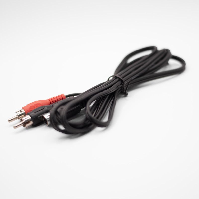 KABEL AV DIN 5M/2xRCA 1,2m/1,5m