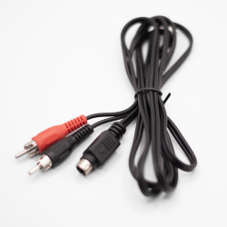 KABEL AV DIN 5M/2xRCA 1,2m/1,5m