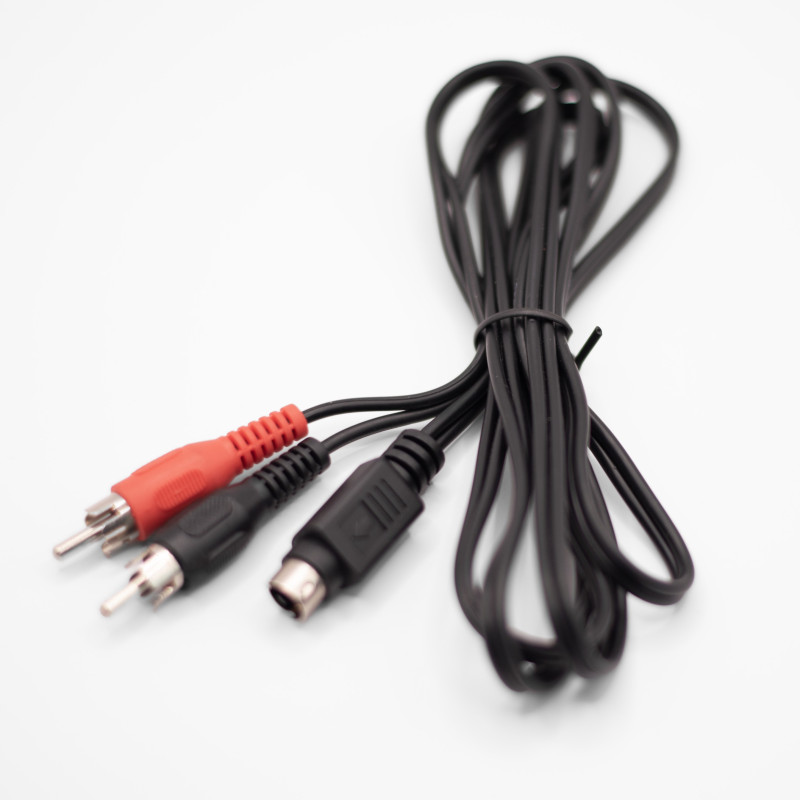 KABEL AV DIN 5M/2xRCA 1,2m/1,5m