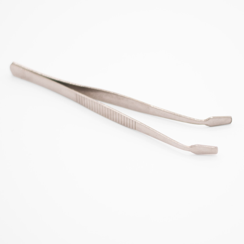 PĘSETA WYGIĘTA METAL PŁASKA 114mm długość