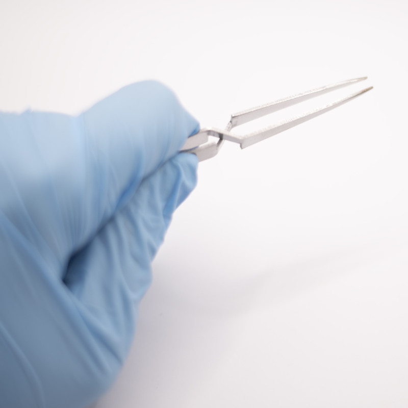 PĘSETA PROSTA METAL CHWYTAK PŁASKI 115mm długość