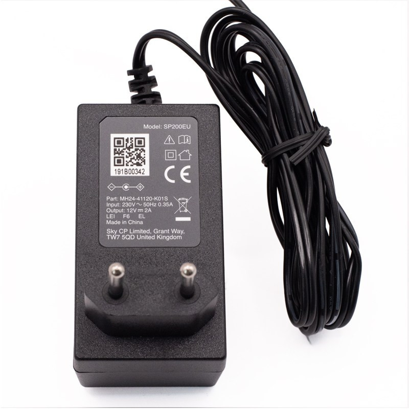 ZASILACZ 12V 2A 24W 2,1/5,5mm SKY WTYCZKOWY CZARNY