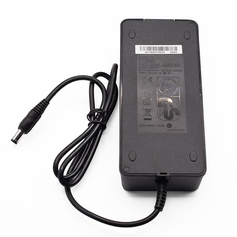 ZASILACZ 12V  5A DC 2,1/5,5mm PROSTY Z KABLEM DO GNIAZDKA ACBEL