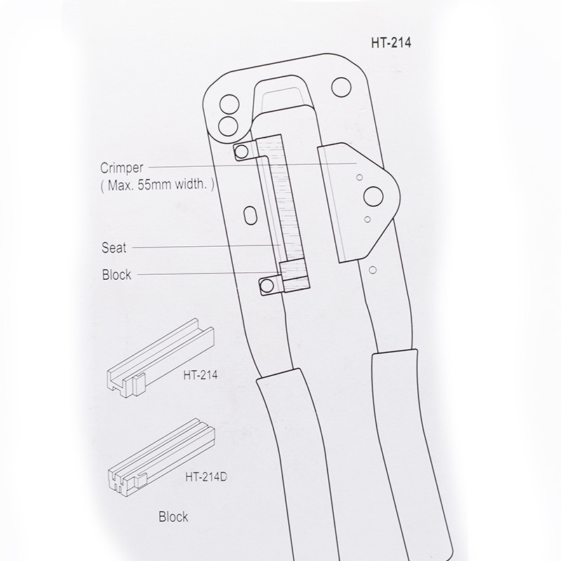 ZACISKACZ HT-214 DO ZŁĄCZ FC