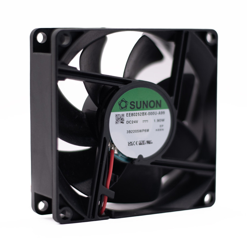 WENTYLATOR 24VDC 80x80x25 KULKOWE EE80252B1-A99 SUNON 38dBA 76,5m3/h