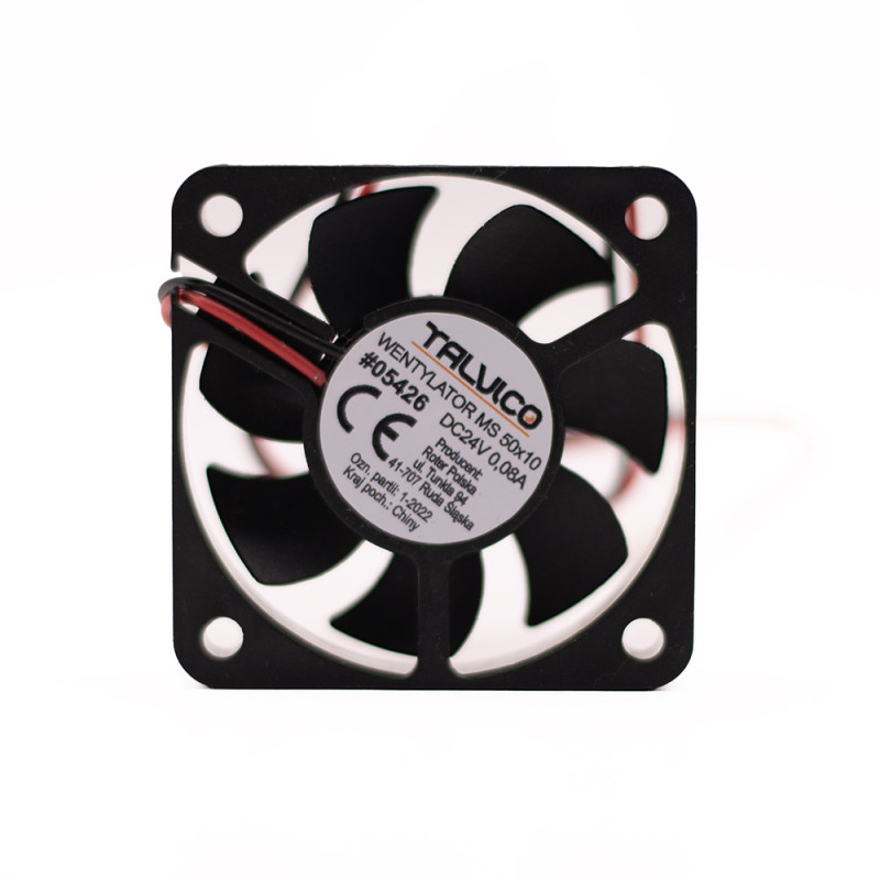 WENTYLATOR 24VDC 50x50x10mm MS