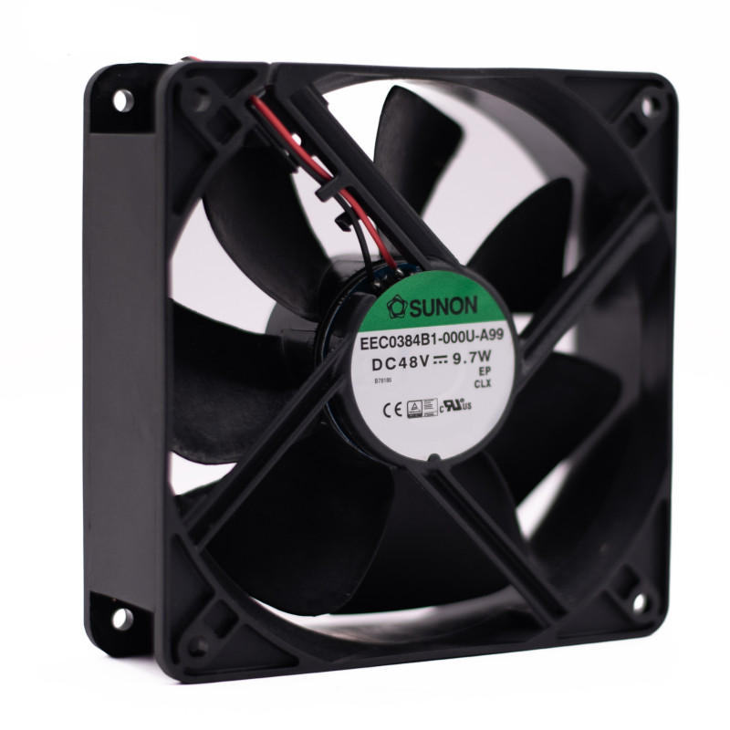 WENTYLATOR 48VDC 120x120x38 KULKOWE EEC0384B1-A99 SUNON 62dB 234,4m3/h