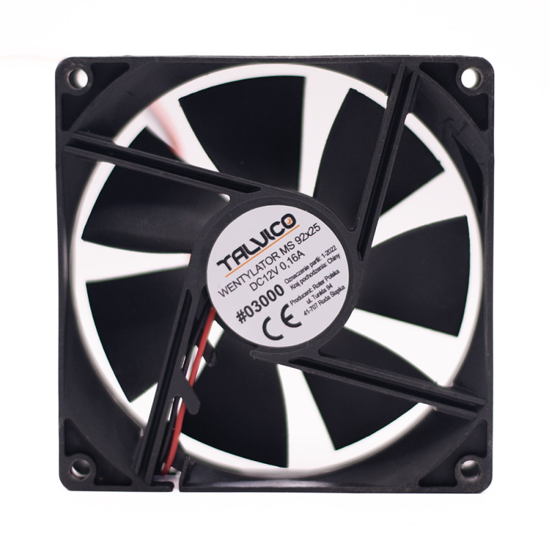 WENTYLATOR 12VDC 92x92x25mm 03000 TALVICO