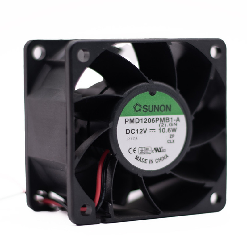 WENTYLATOR 12VDC 60x60x38 KULKOWE KD1206PMB1A SUNON 96m3/h 56,0dB