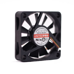 WENTYLATOR 12VDC 45x45x10mm  KULKA 13,2m3, 1,08W 3 PRZEWODY