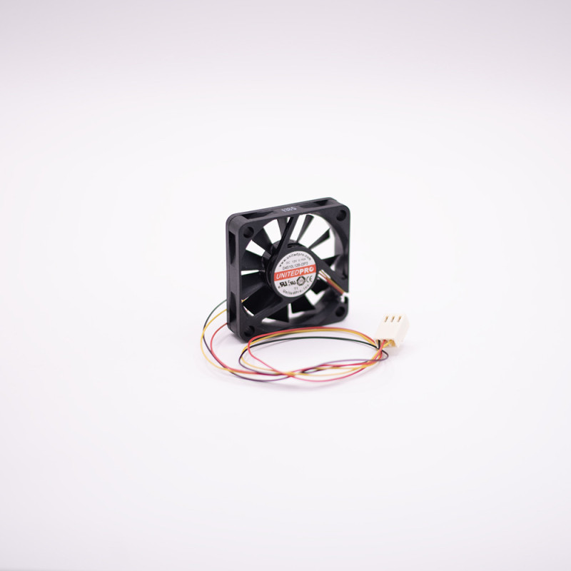 WENTYLATOR 12VDC 45x45x10mm  KULKA 13,2m3, 1,08W 3 PRZEWODY