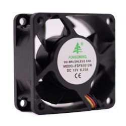 WENTYLATOR 12VDC  60x60x25mm RDH6025B KULKA