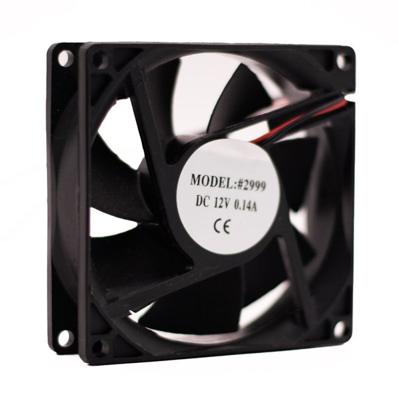 WENTYLATOR 12VDC 80x80x25 ŚLIZGOWE HS