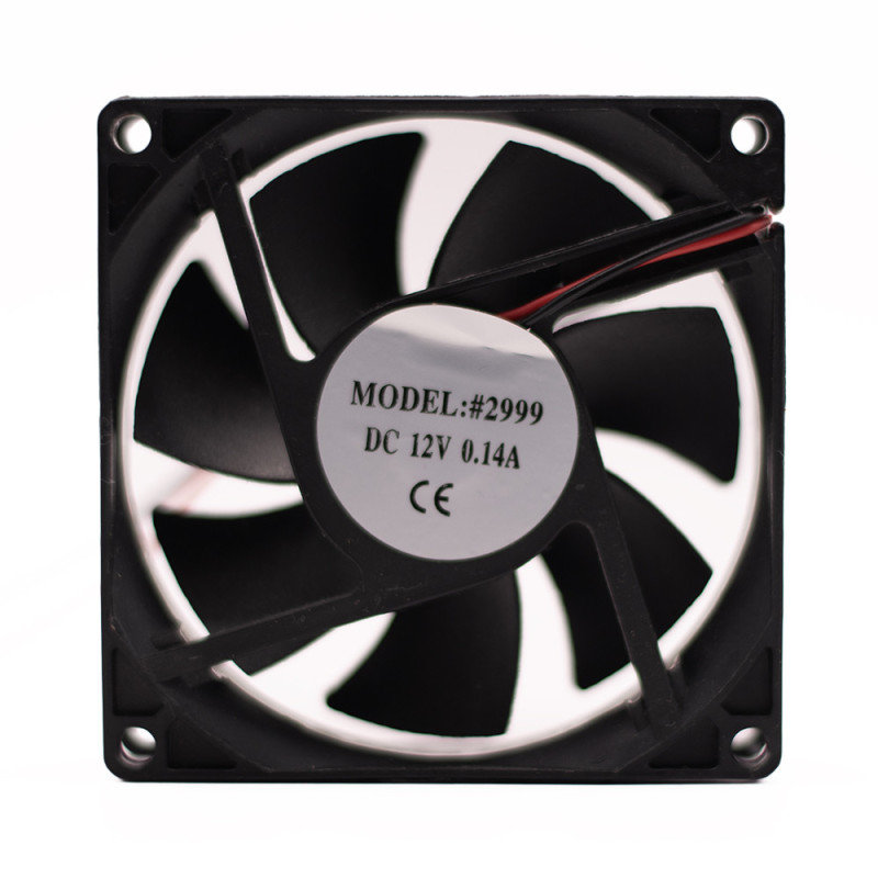 WENTYLATOR 12VDC 80x80x25 ŚLIZGOWE HS