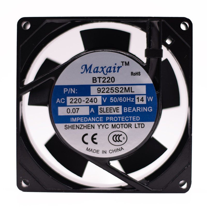 WENTYLATOR 230VAC 92x92x25 S2H ŚLIZG