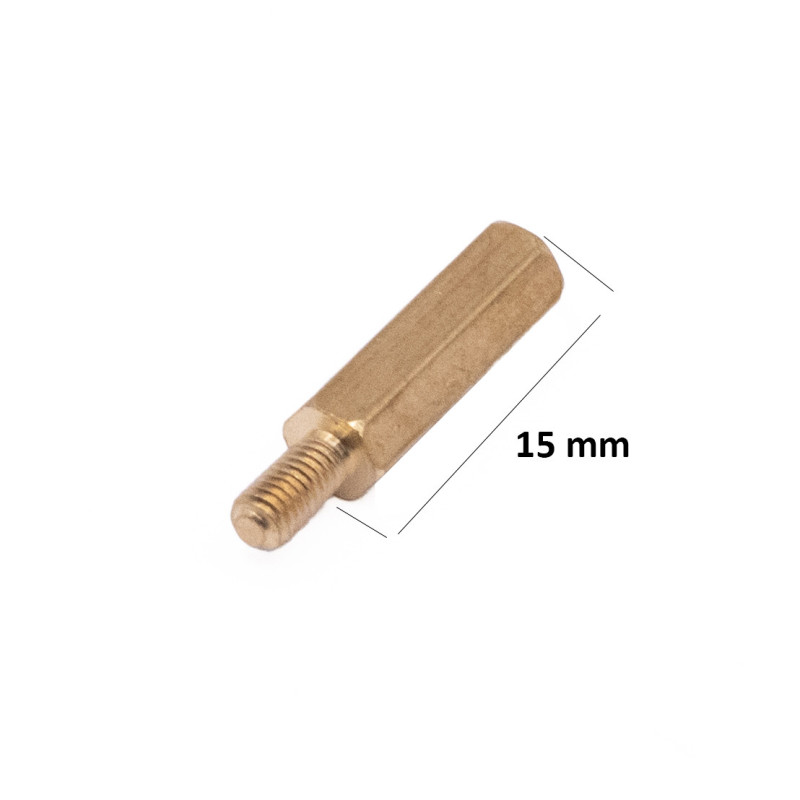 DYSTANS Z GWINTEM MOSIĄDZ NIKLOWANY - WARIANTY