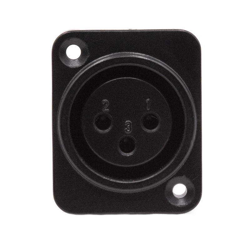 GNIAZDO XLR PLASTIK OBUDOWA