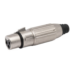 GNIAZDO XLR CANON 3PIN NA KABEL Q-LINE