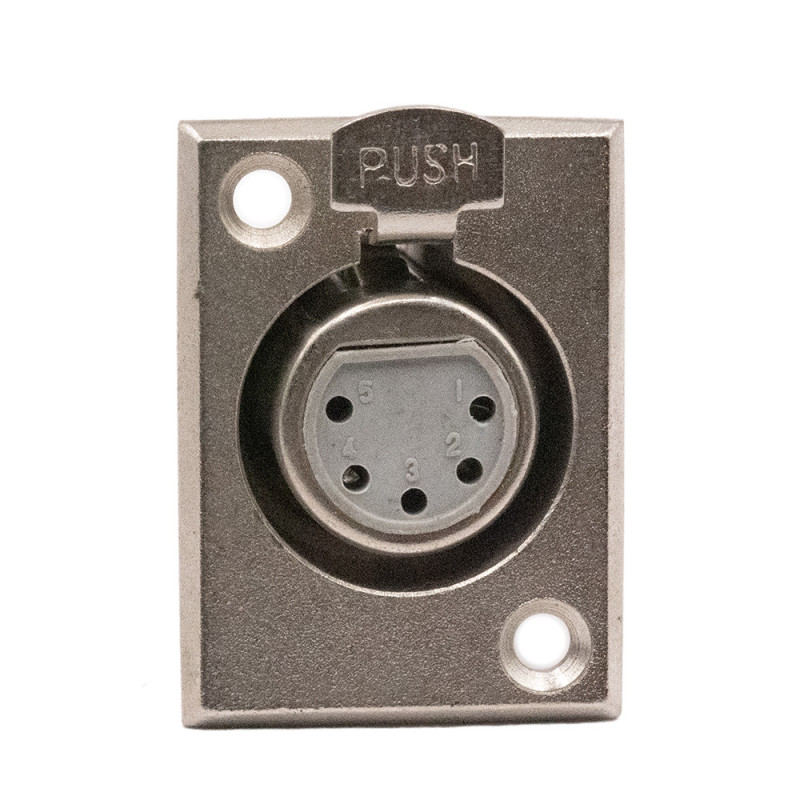 GNIAZDO XLR CANON 5PIN DO OBUDOWY