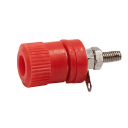 GNIAZDO BANAN 4mm TYP III MAŁE CZERWONE