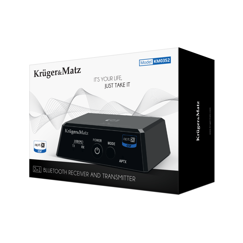 2w1 Odbiornik i Nadajnik Bluetooth HiFi Audio ( Apt-X , NFC ) model BT-1