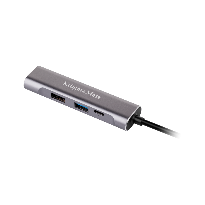 Adapter (HUB) USB typu C na HDMI/USB3.0/USB2.0/C port