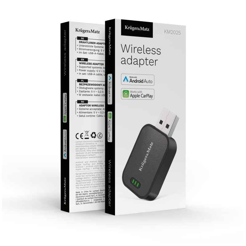 Adapter bezprzewodowy CarPlay - Android Auto HL-CP03