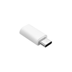 Adapter Przejściówka Micro USB - USB typu C Srebrna