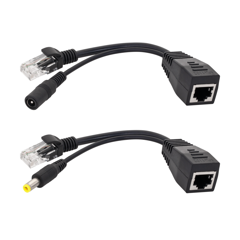 Adaptor PoE- zasilanie przez LAN dla AP, ROUTER czarny E4653