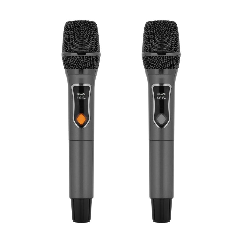 Aktywna kolumna głośnikowa (z 2 mikrofonami bezprzewodowymi UHF, SD, Bluetooth, FM, USB, LED) 60 Watt