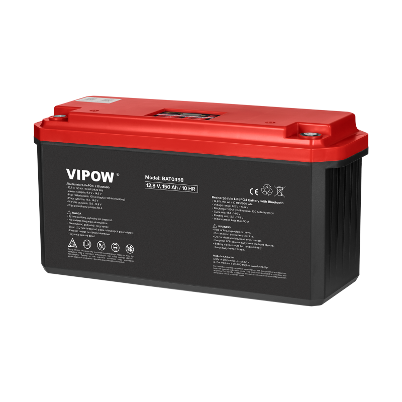 Akumulator żelowy LiFePO4 bluetooth 150Ah BMS