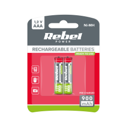 Akumulatorki REBEL HR03 900 mAh Ni-MH 2szt/bl