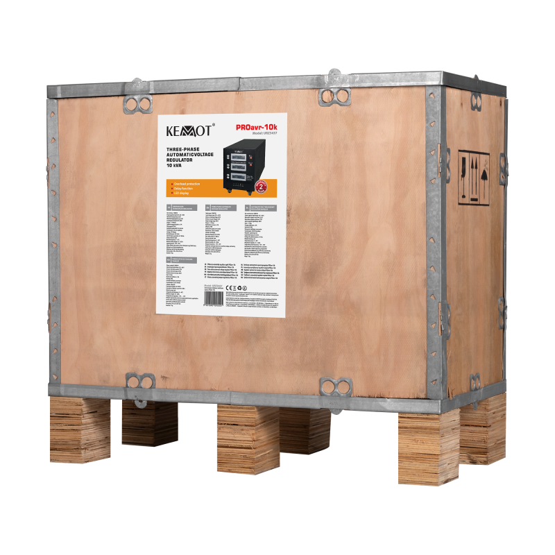 Automatyczny trójfazowy stabilizator napięcia KEMOT PROavr-10k