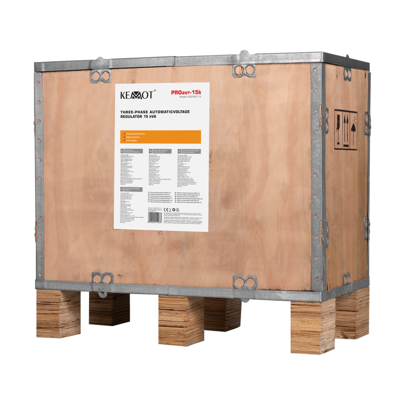 Automatyczny trójfazowy stabilizator napięcia KEMOT PROavr-15k