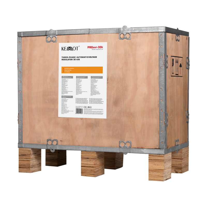 Automatyczny trójfazowy stabilizator napięcia KEMOT PROavr-30k