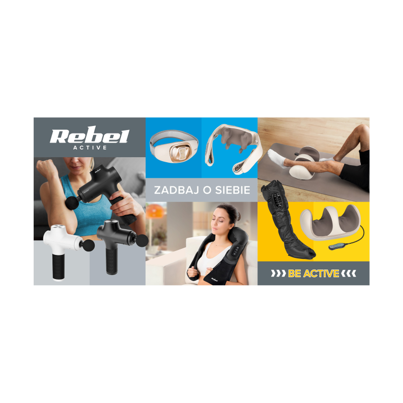 Baner Rebel Active - Masażery (200 x 100 cm)