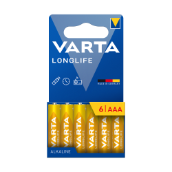 Bateria alkaliczna VARTA LR03 LONGLIFE 6szt./bl.