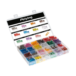 Bezpieczniki samochodowe box 250 szt.