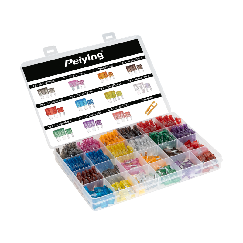 Bezpieczniki samochodowe box 250 szt.