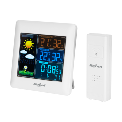 Bezprzewodowa stacja pogodowa z czujnkiem zewnetrznym ( kolorowy wyświetlacz)