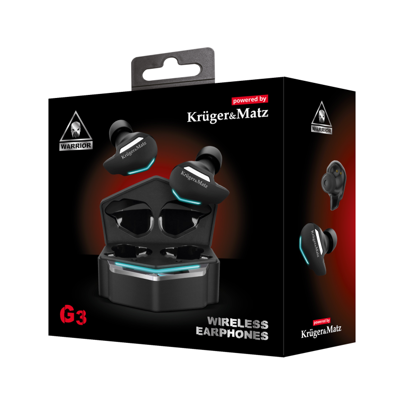 Bezprzewodowe słuchawki dokanałowe TWS Kruger&Matz G3